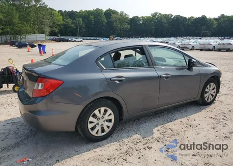 2012 Honda Civic Lx from USA, damaged, VIN 2HGFB2F52CH316469